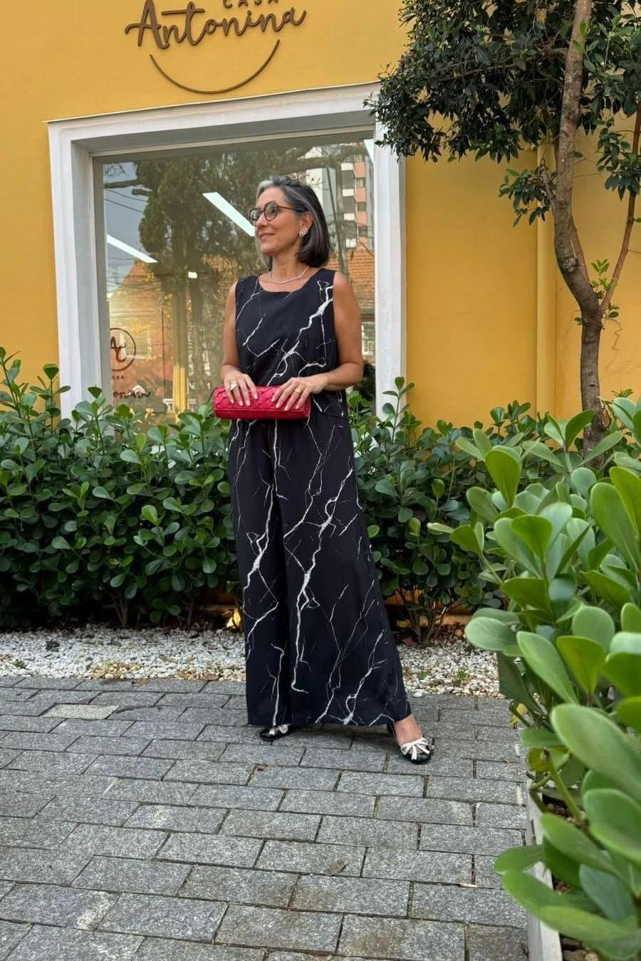 Conjunto Carrara Nero P&B Ezildinha