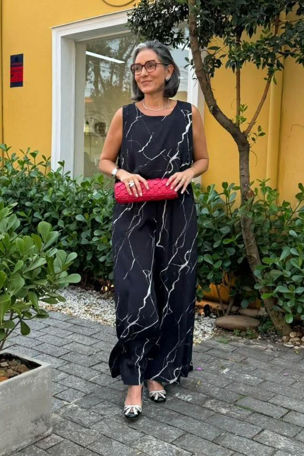 Conjunto Carrara Nero P&B Ezildinha