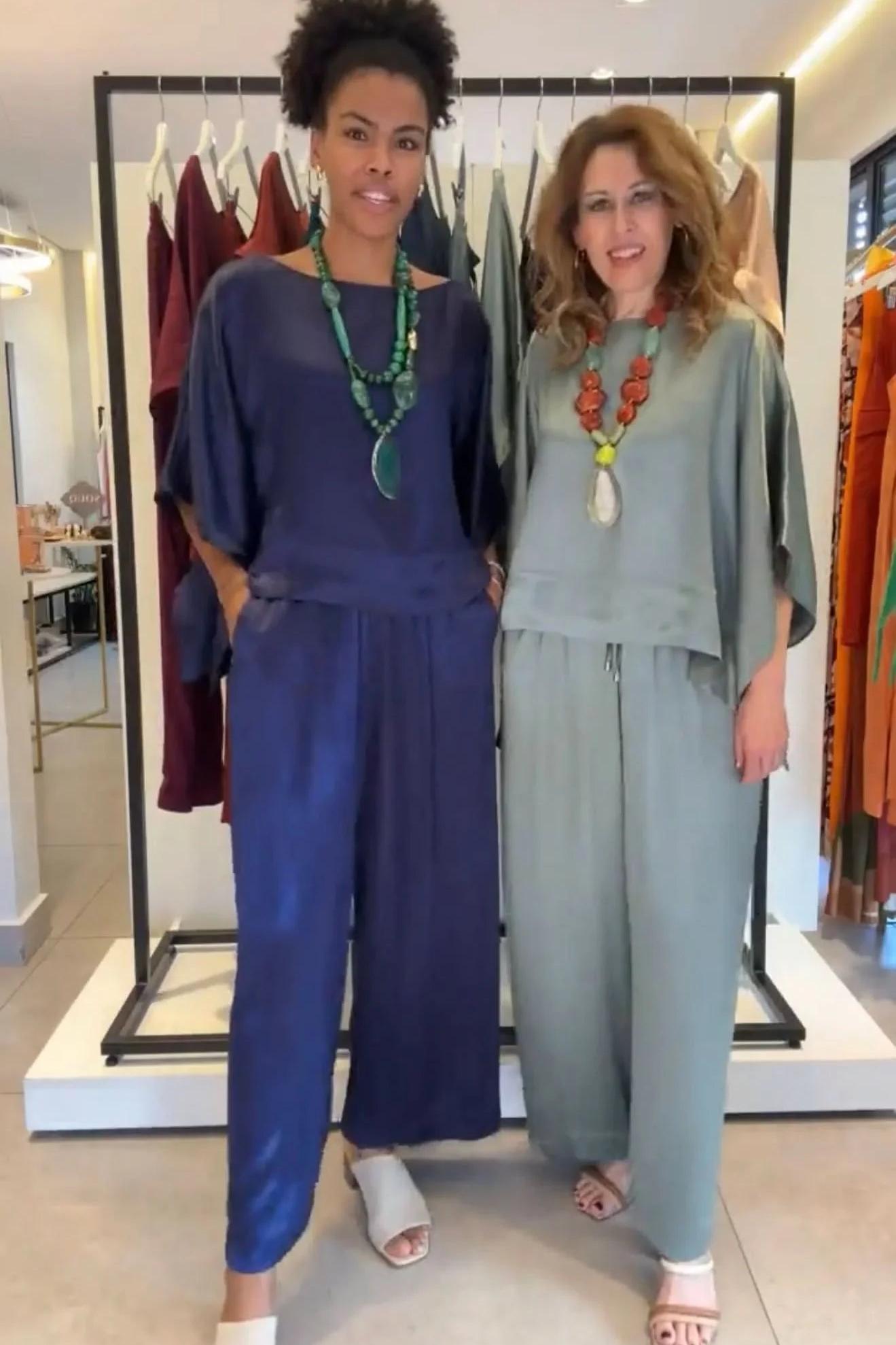 Conjunto Kimono Viscose Acetinado