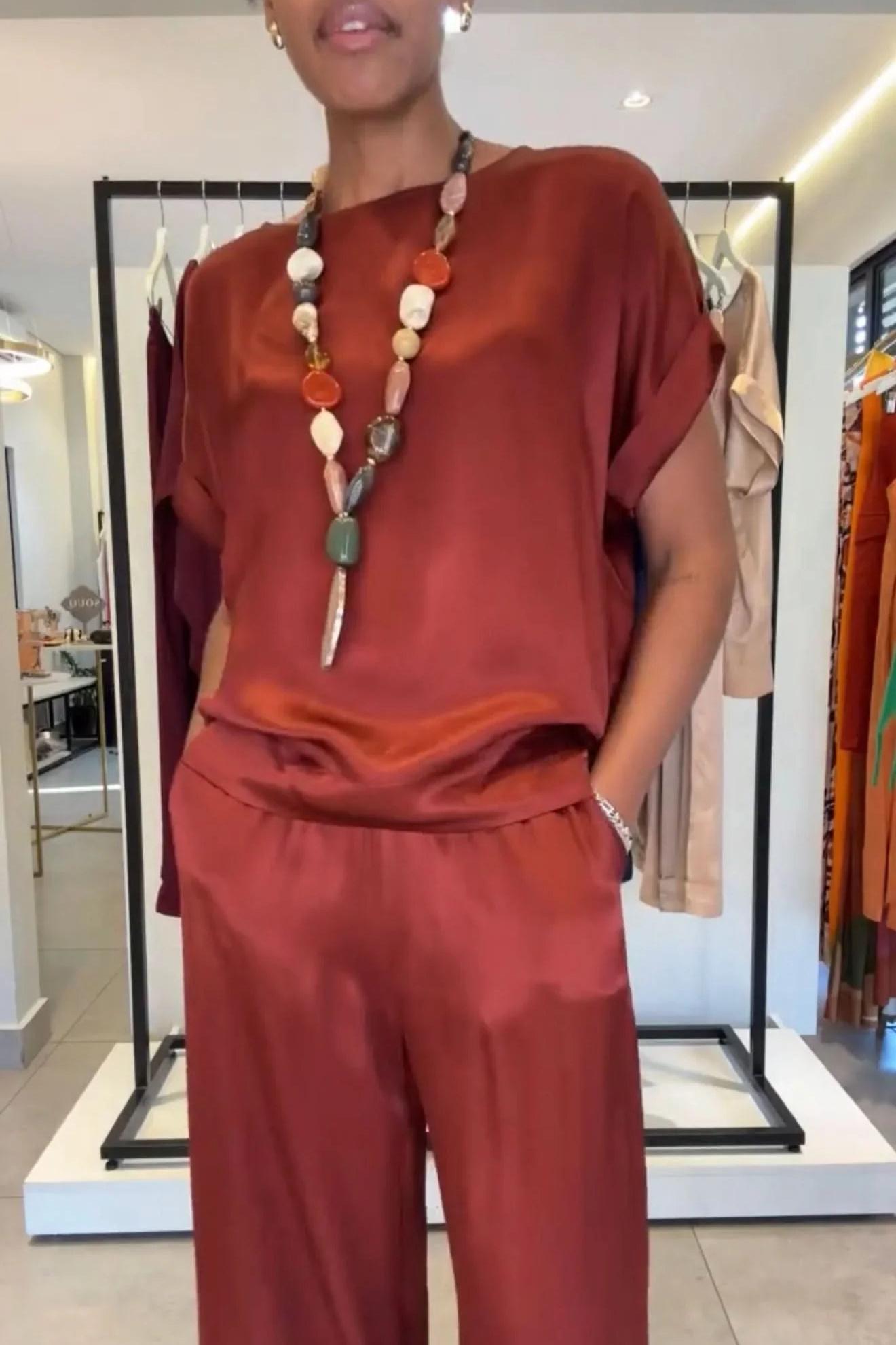 Conjunto Viscose Acetinado