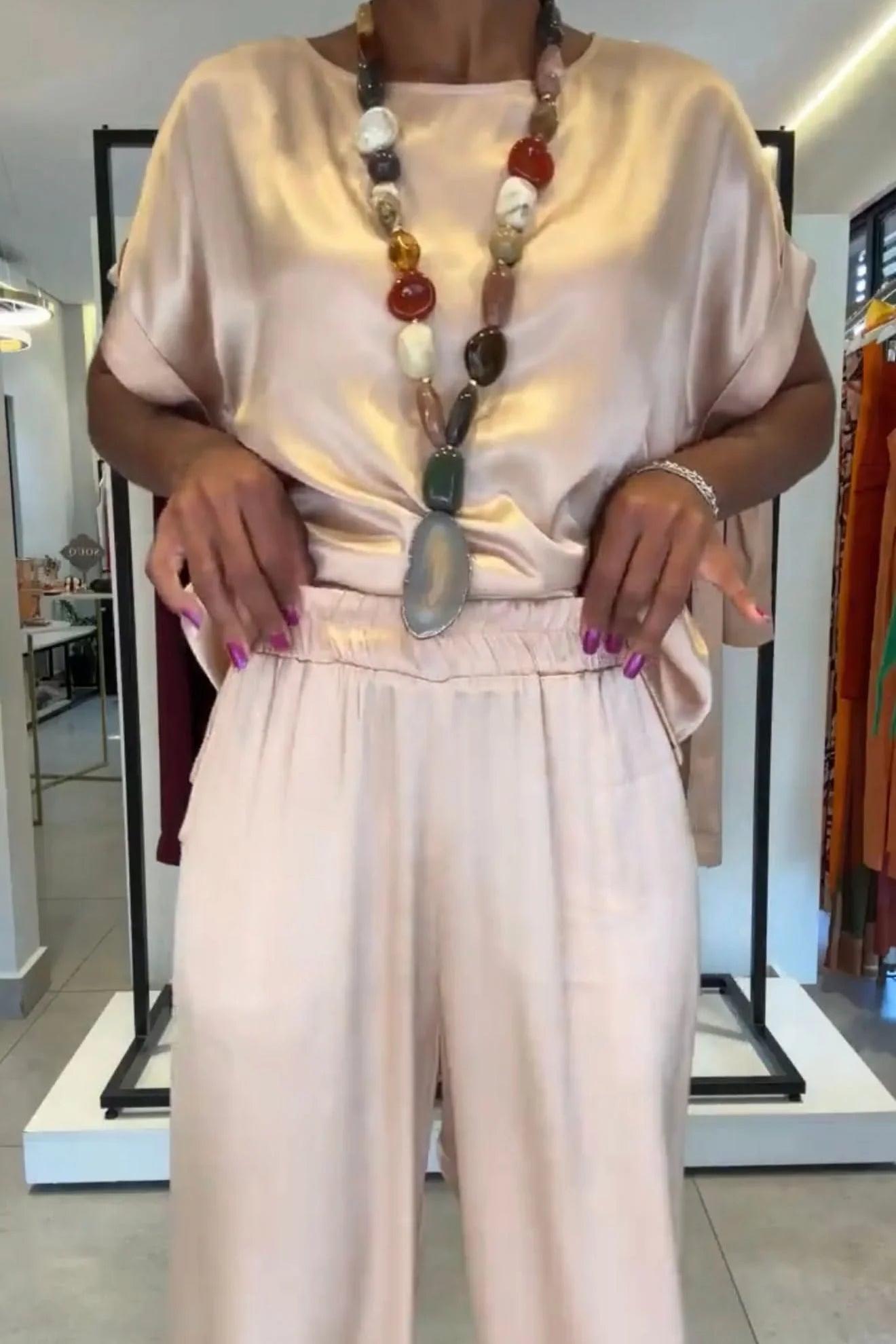 Conjunto Viscose Acetinado