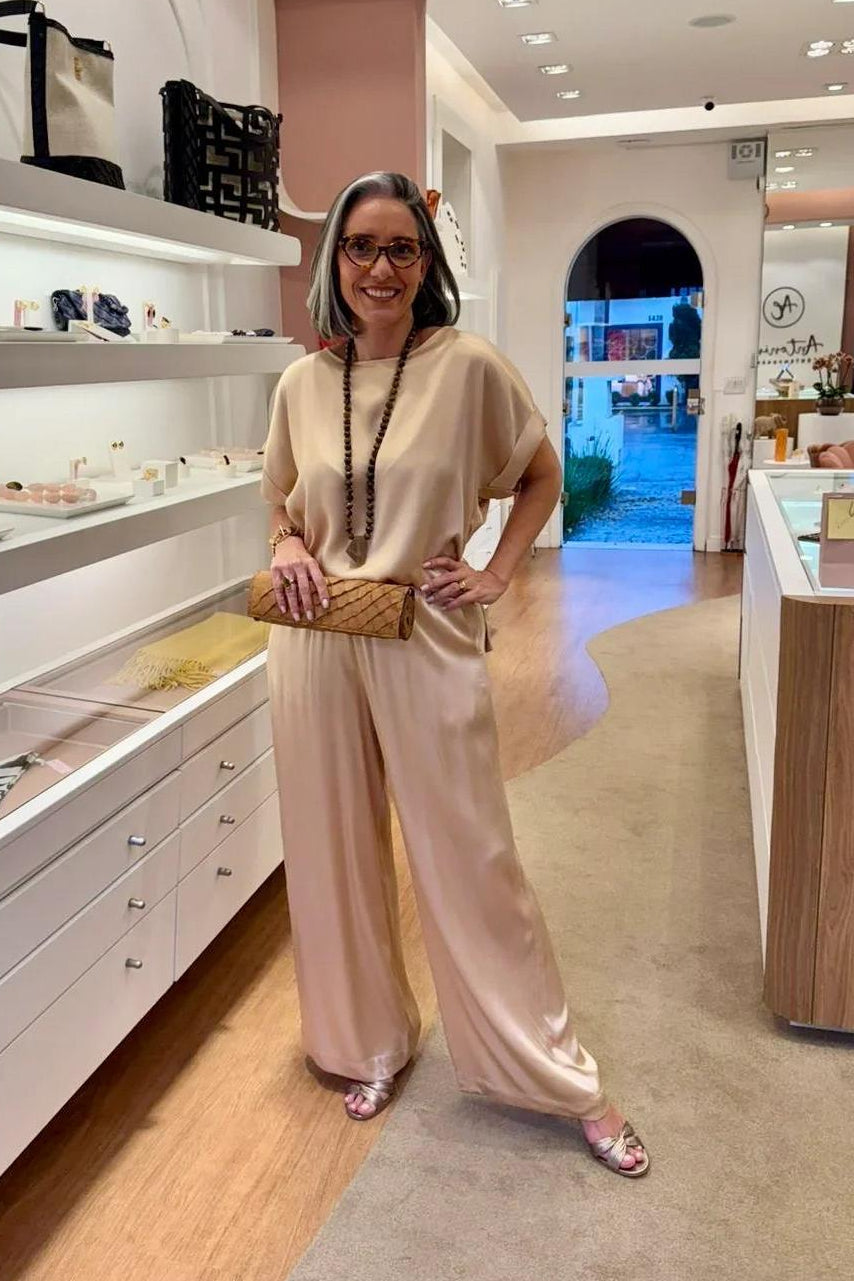 Conjunto Viscose Acetinado