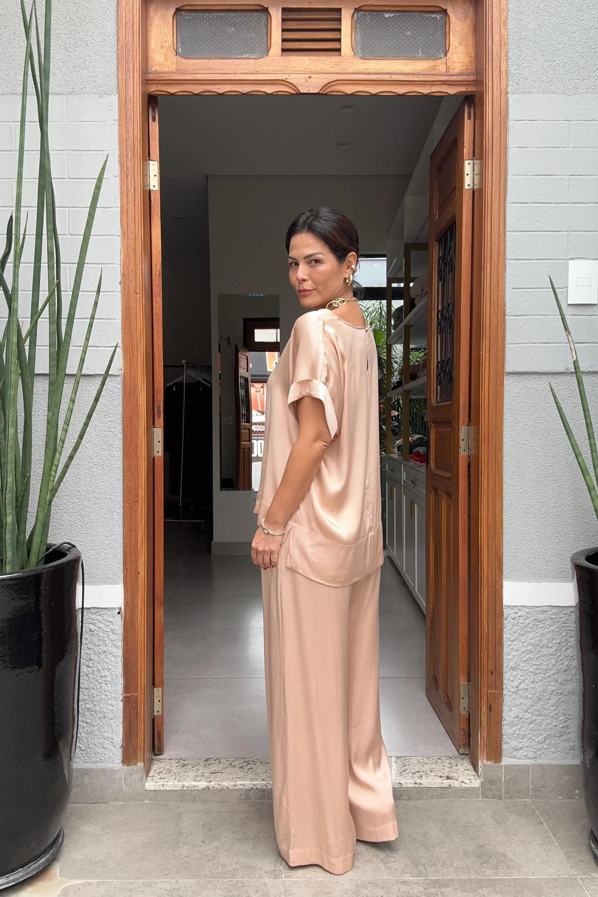 Conjunto Viscose Acetinado