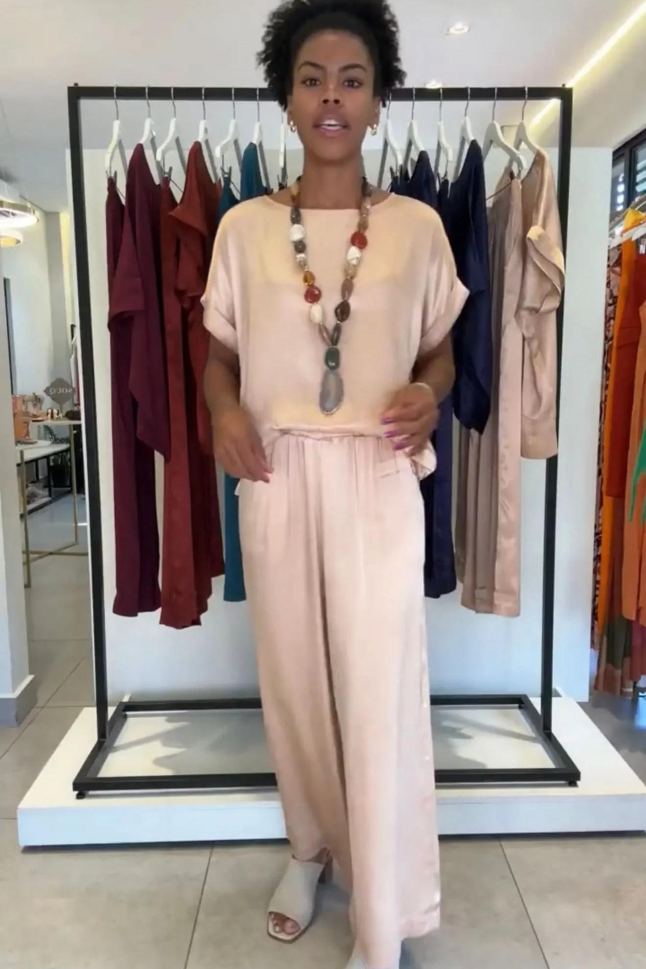 Conjunto Viscose Acetinado