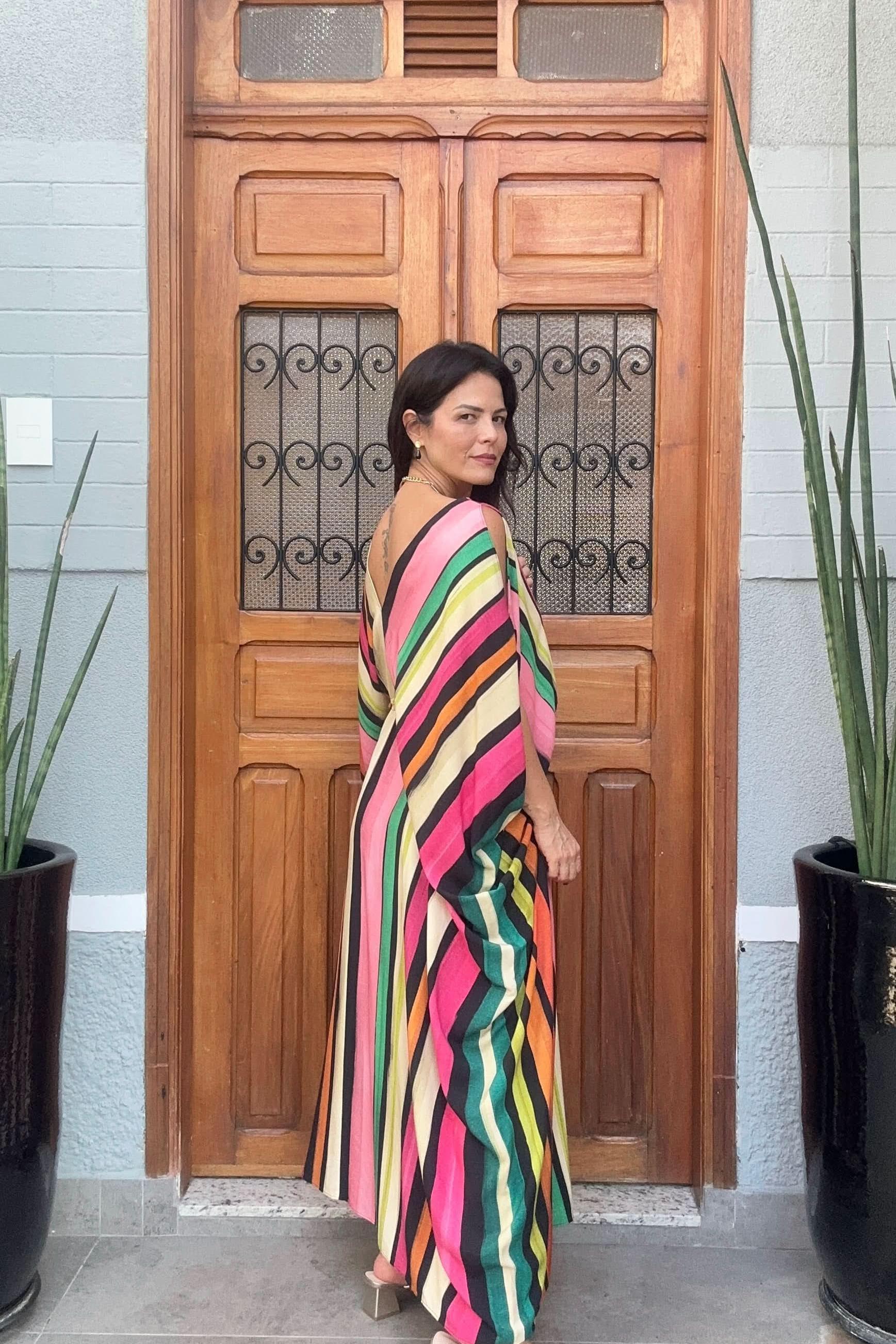 Kaftan Color Stripes Ezildinha