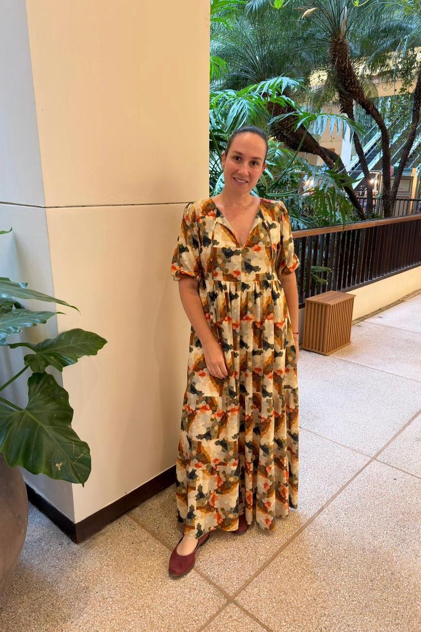 Vestido Camila Estampa Carmel