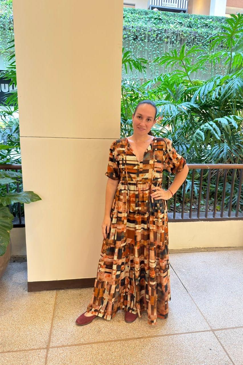 Vestido Camila Estampa Detroit