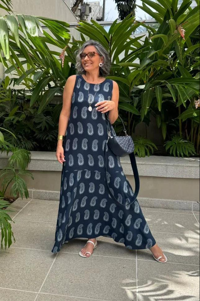 Vestido Hamptons em Viscose