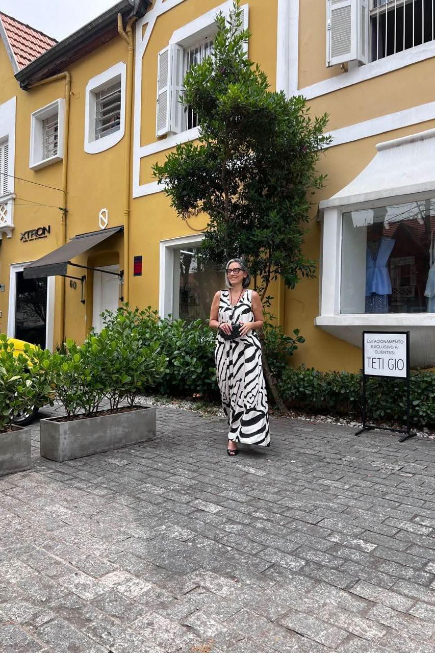 Vestido Pregas Ezilda