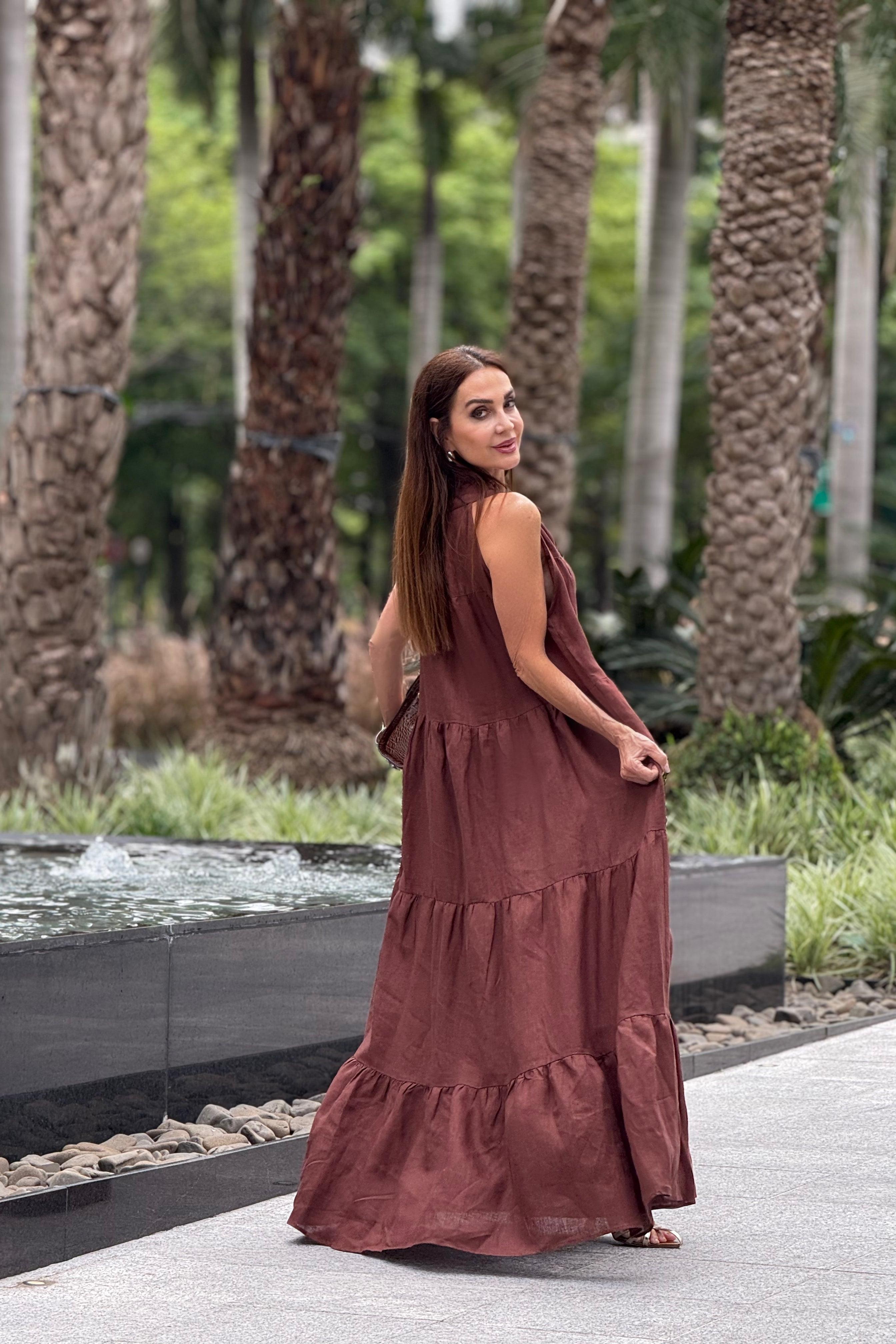 Vestido Santa Fé em Linho