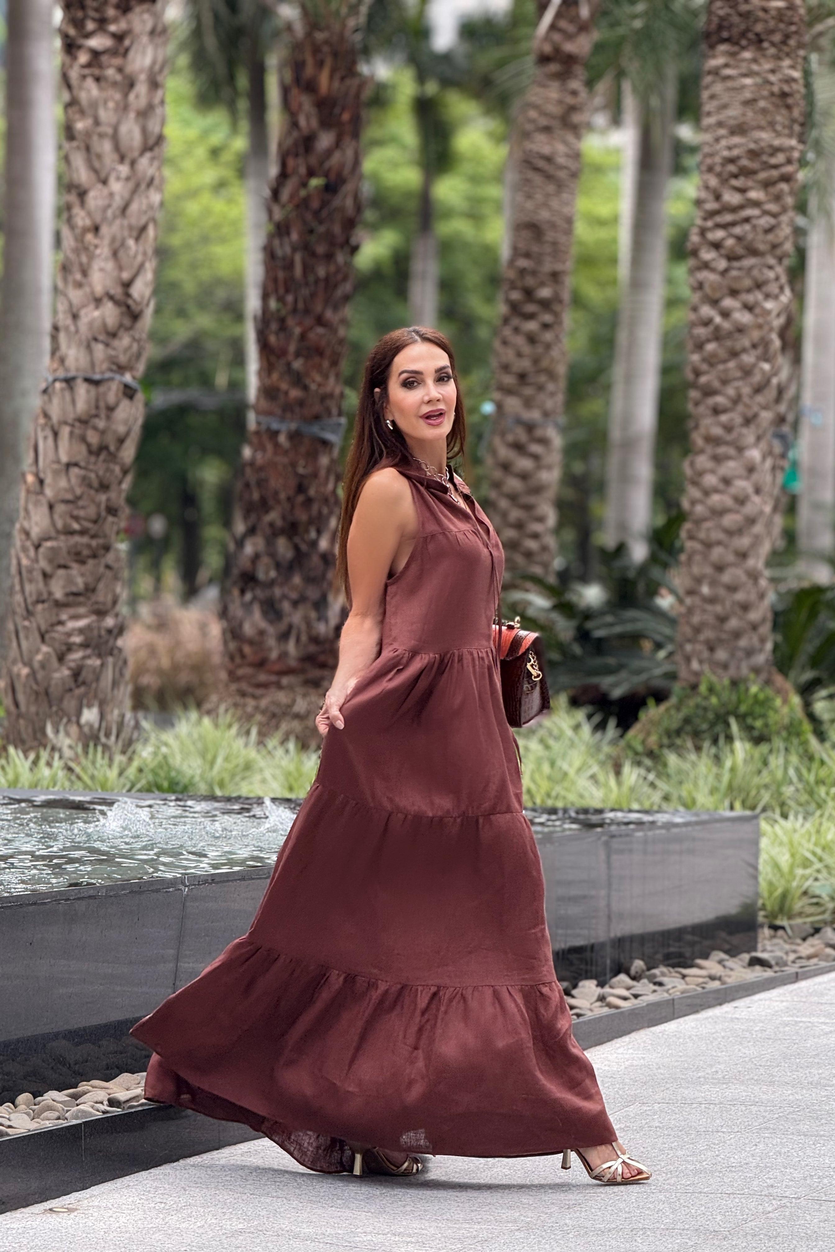 Vestido Santa Fé em Linho