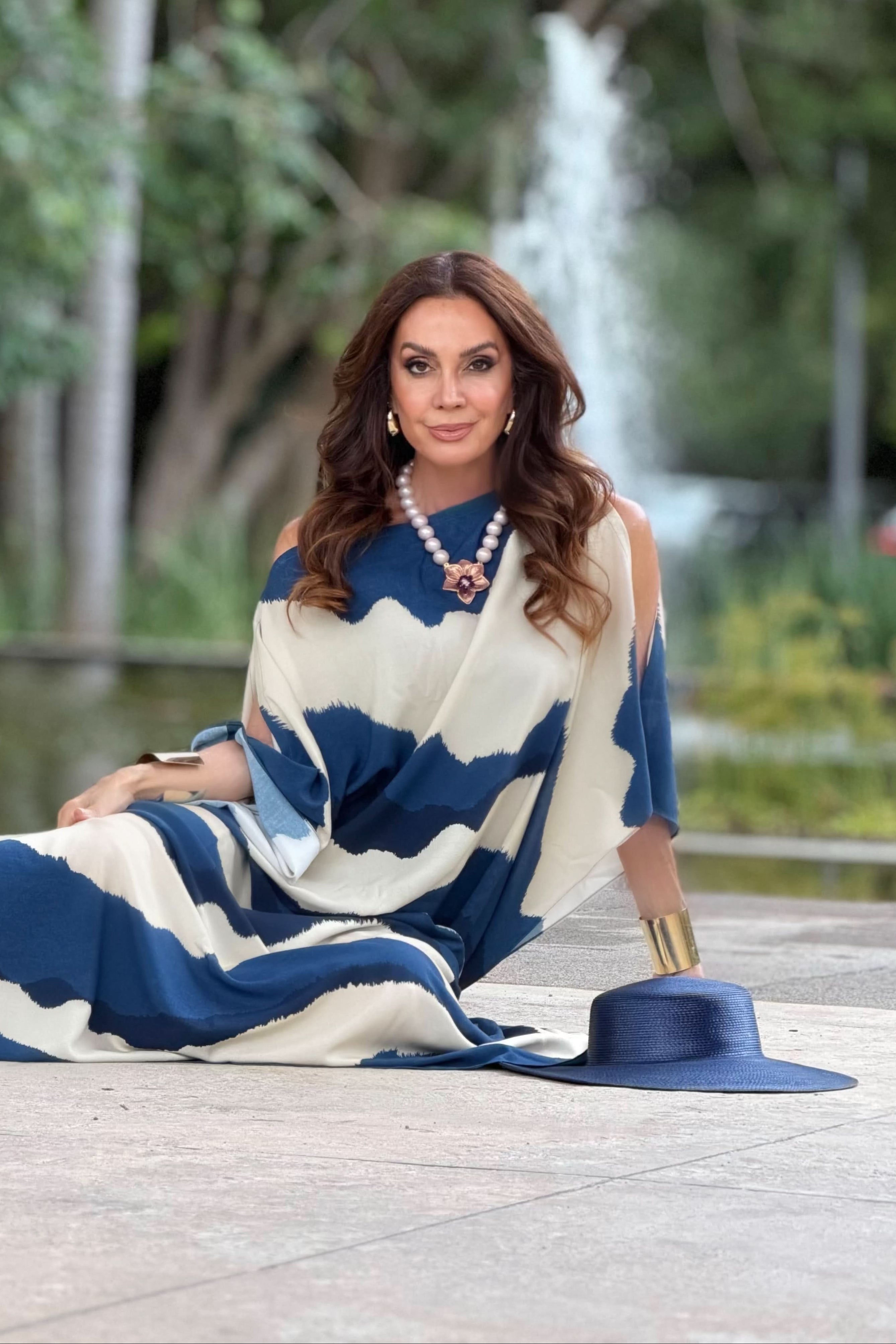 Vestido Kaftan Santorini