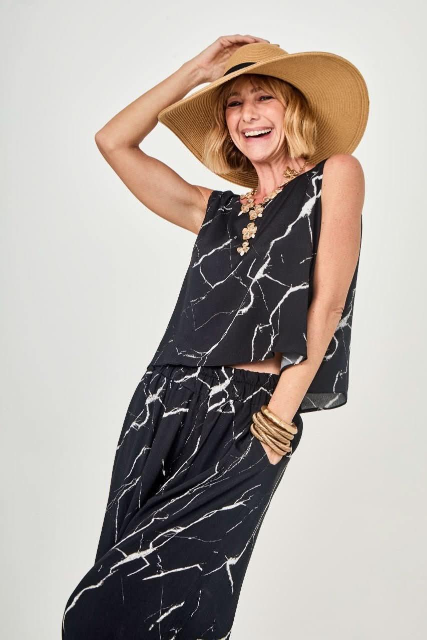 Conjunto Carrara Nero P&B Ezildinha