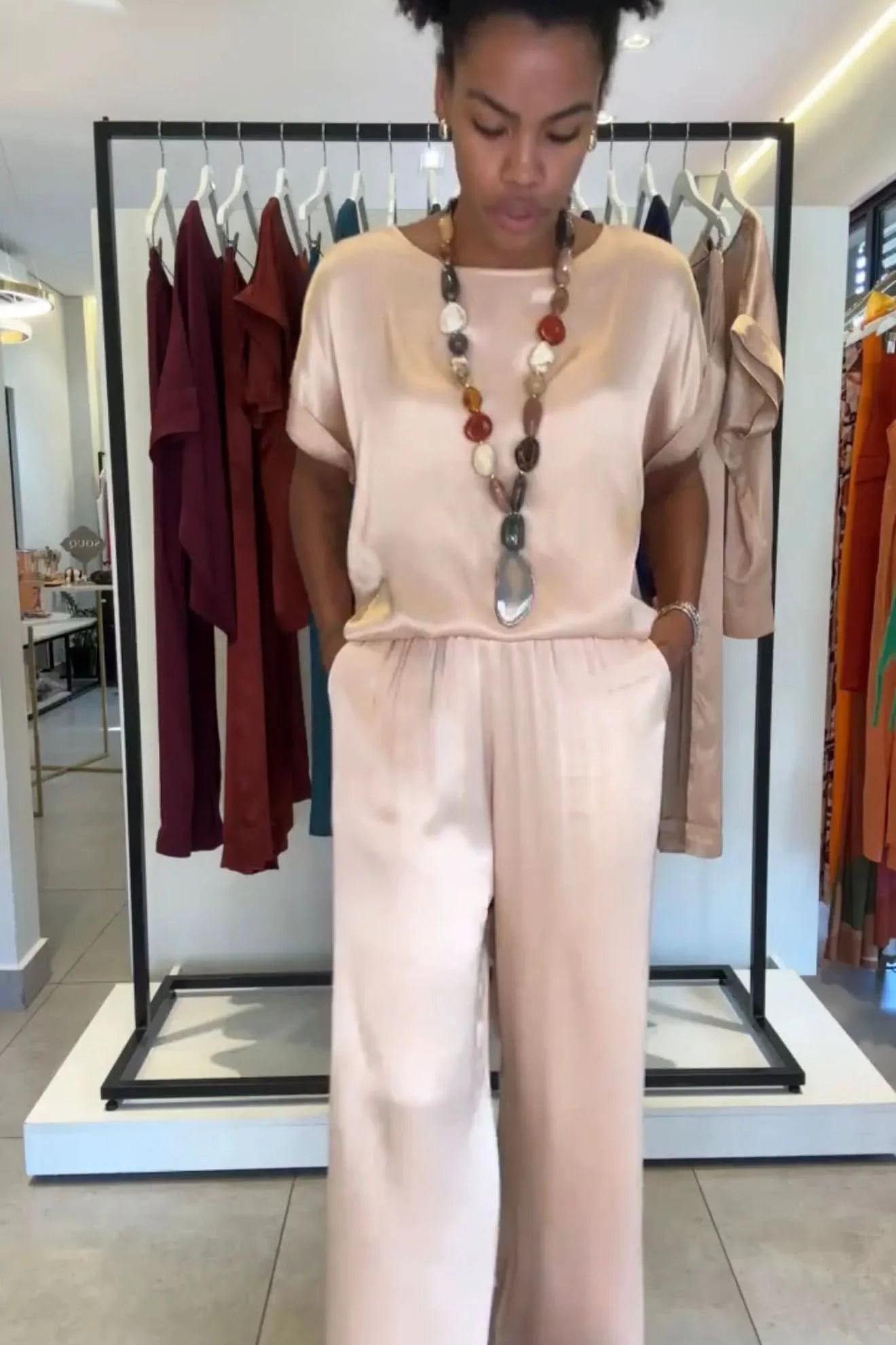 Conjunto Viscose Acetinado