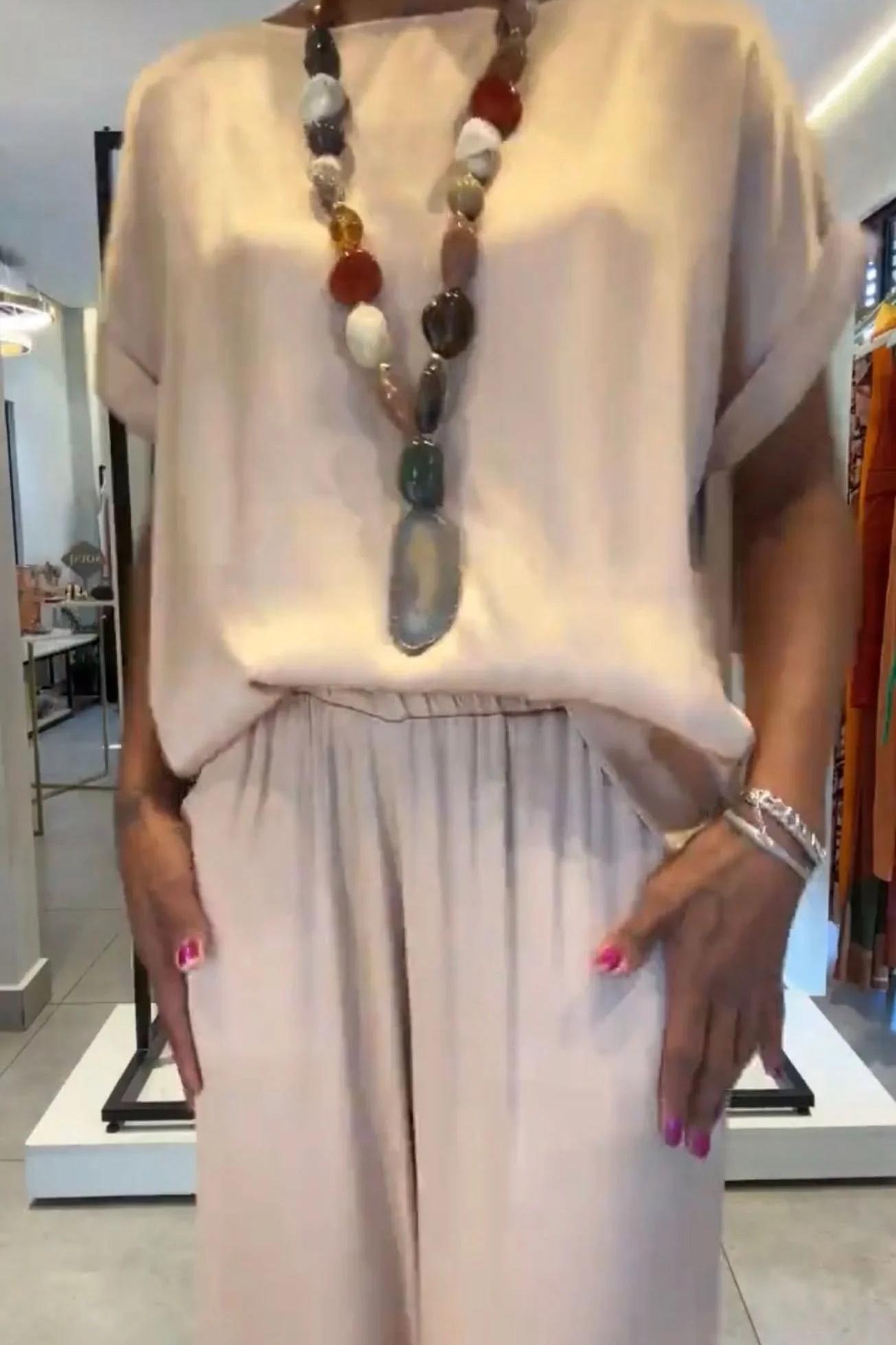 Conjunto Viscose Acetinado