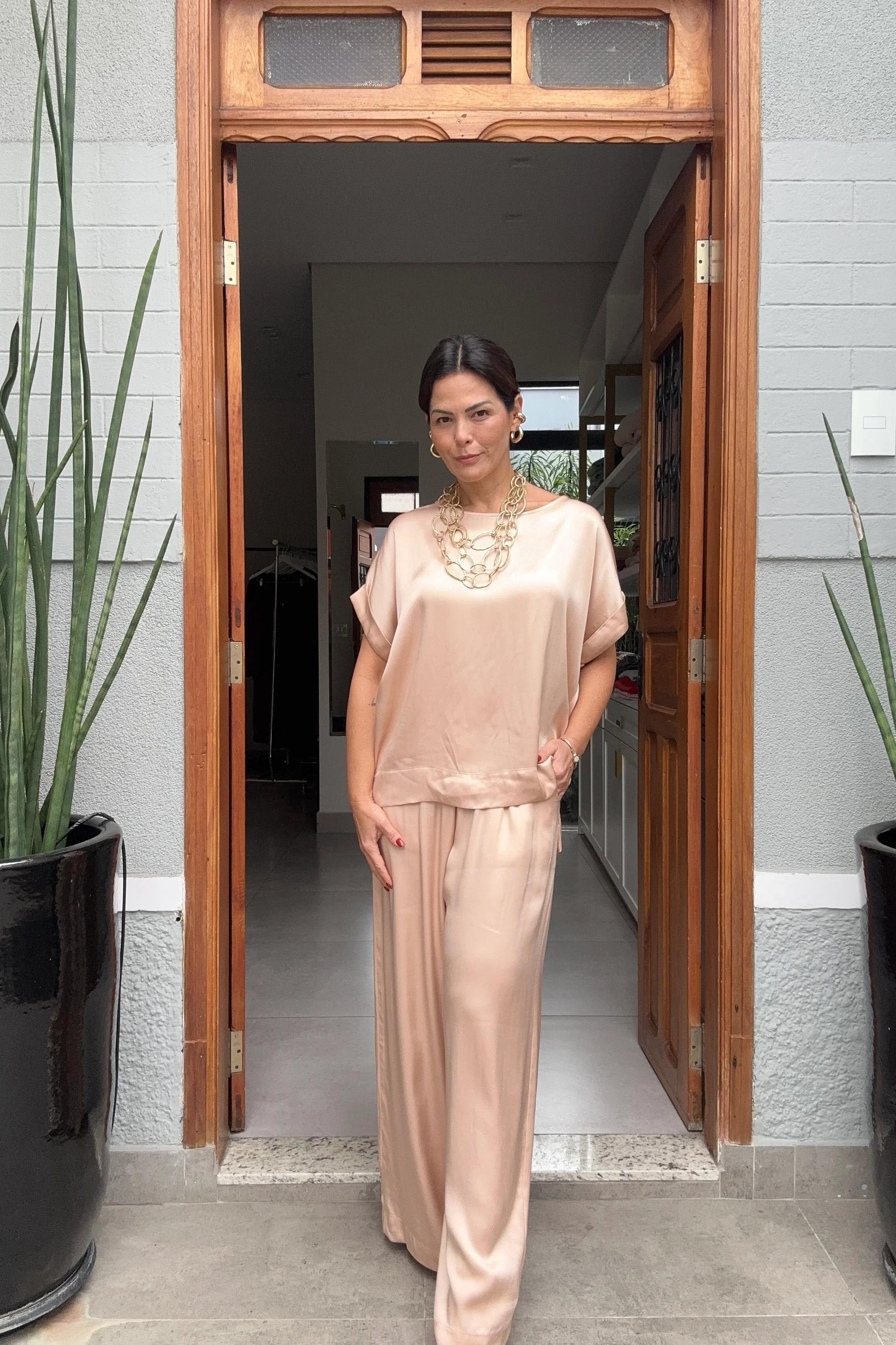 Conjunto Viscose Acetinado