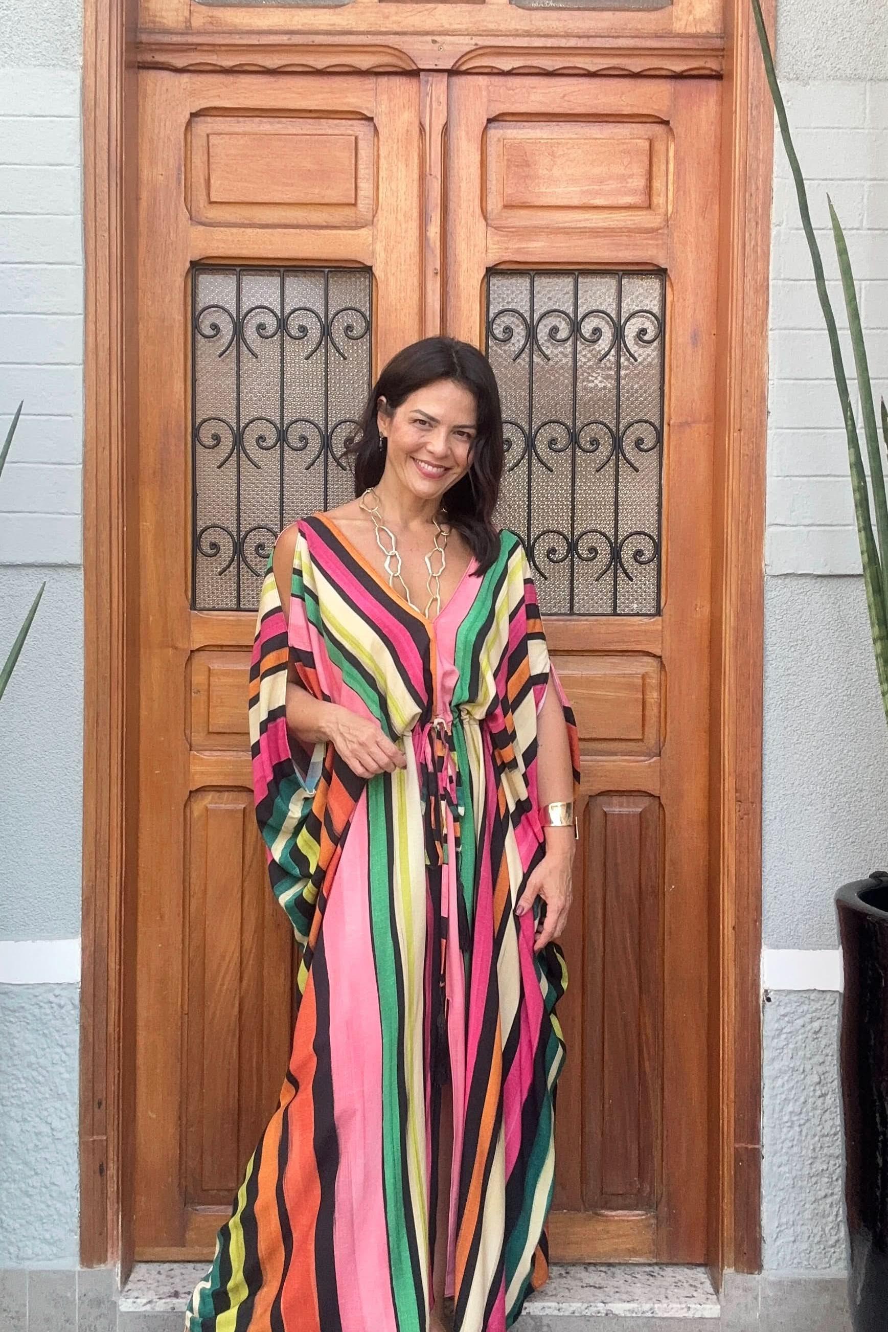 Kaftan Color Stripes Ezildinha
