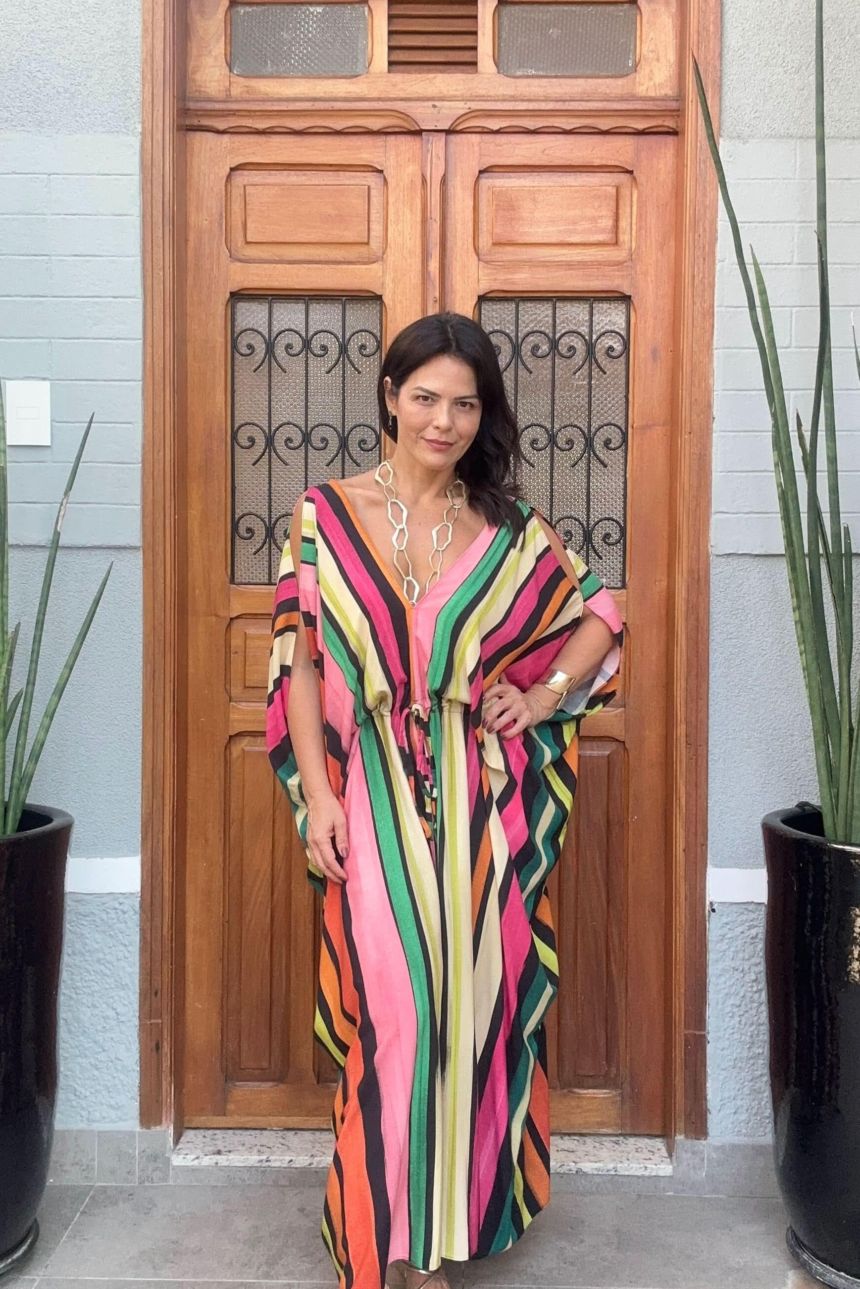 Kaftan Color Stripes Ezildinha