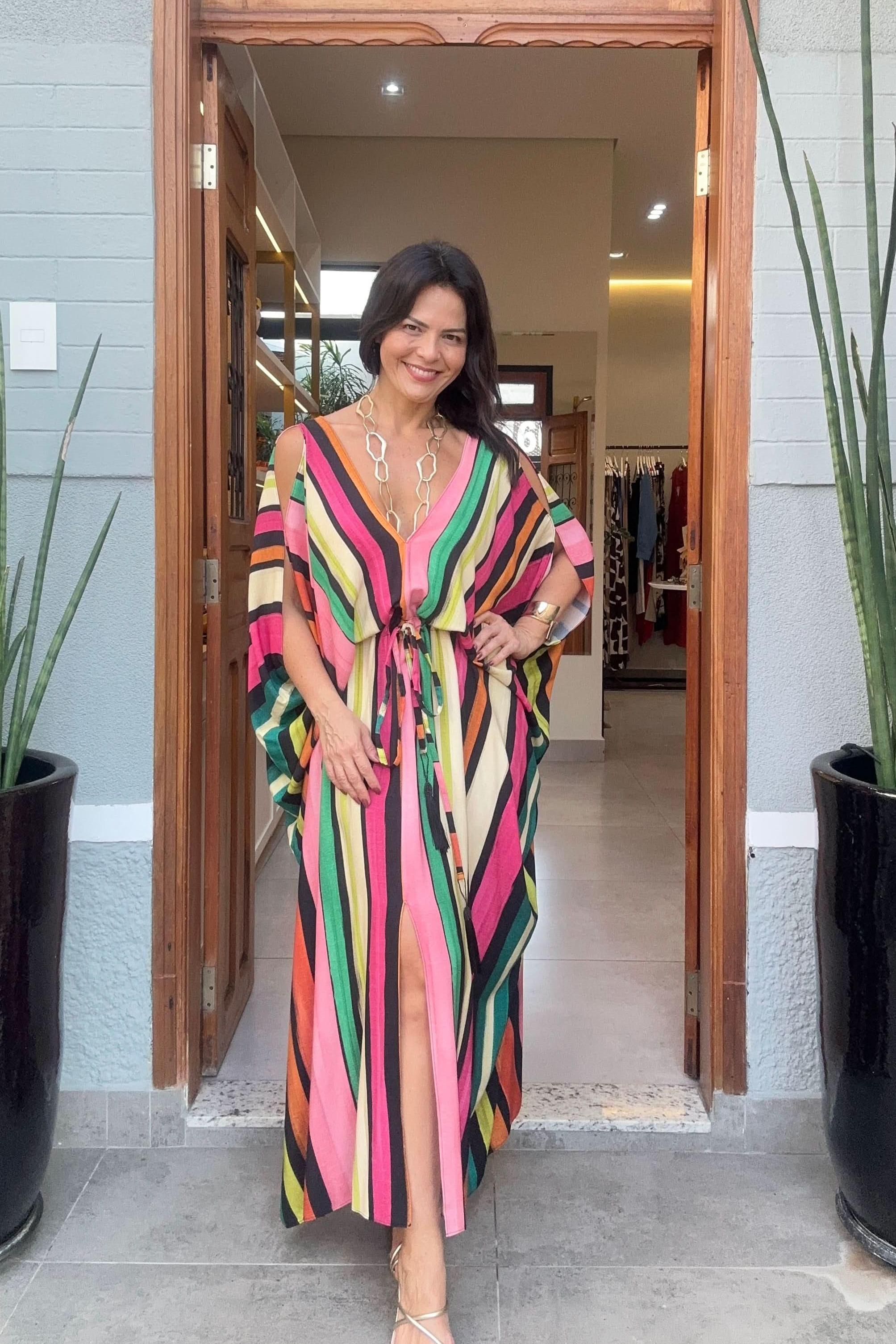 Kaftan Color Stripes Ezildinha