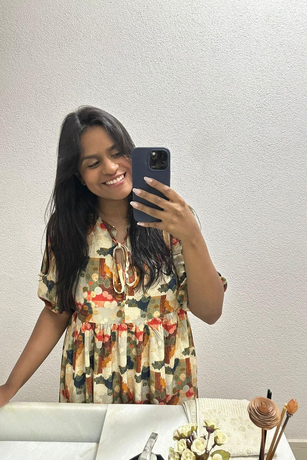 Vestido Camila Estampa Carmel