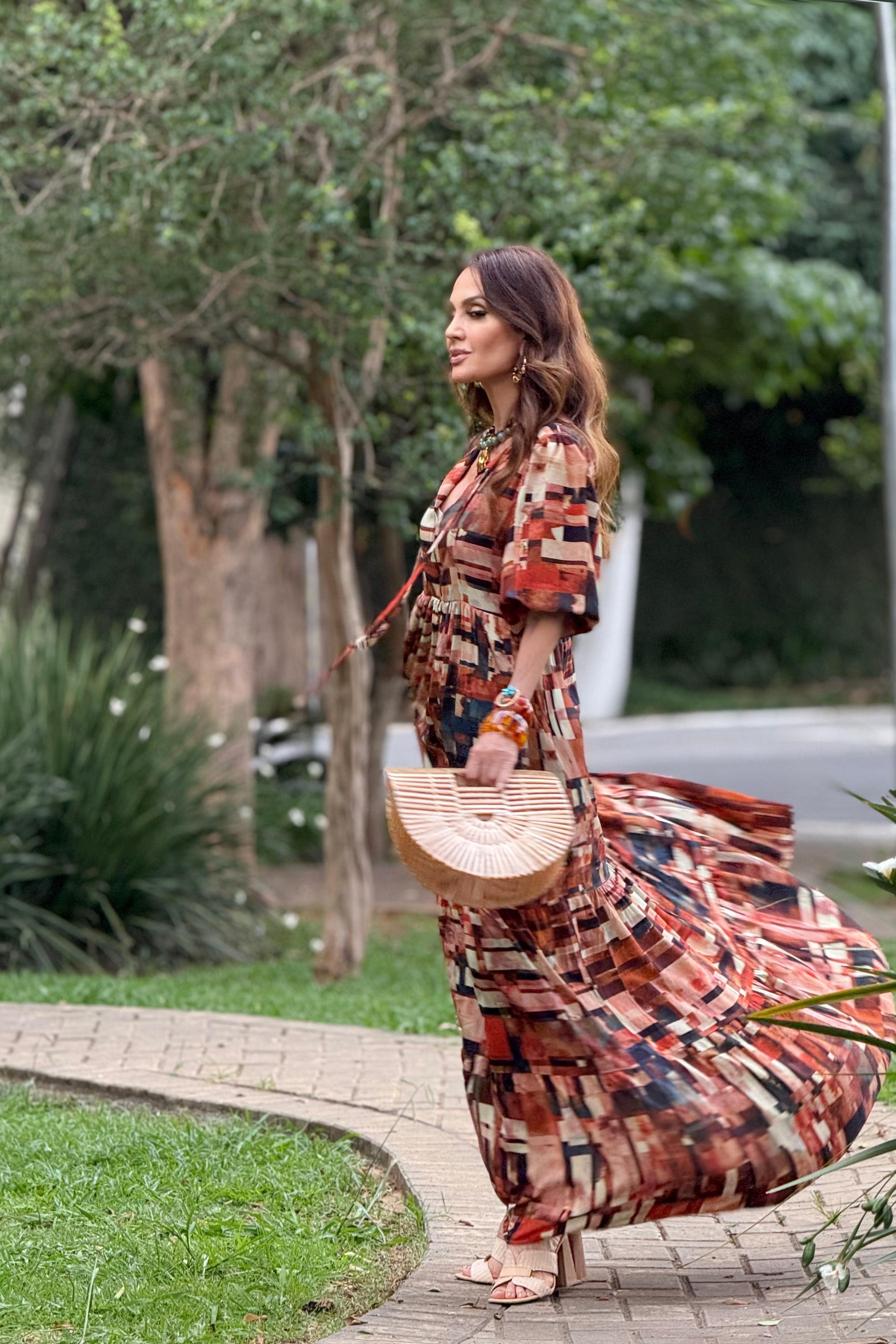 Vestido Camila Estampa Detroit