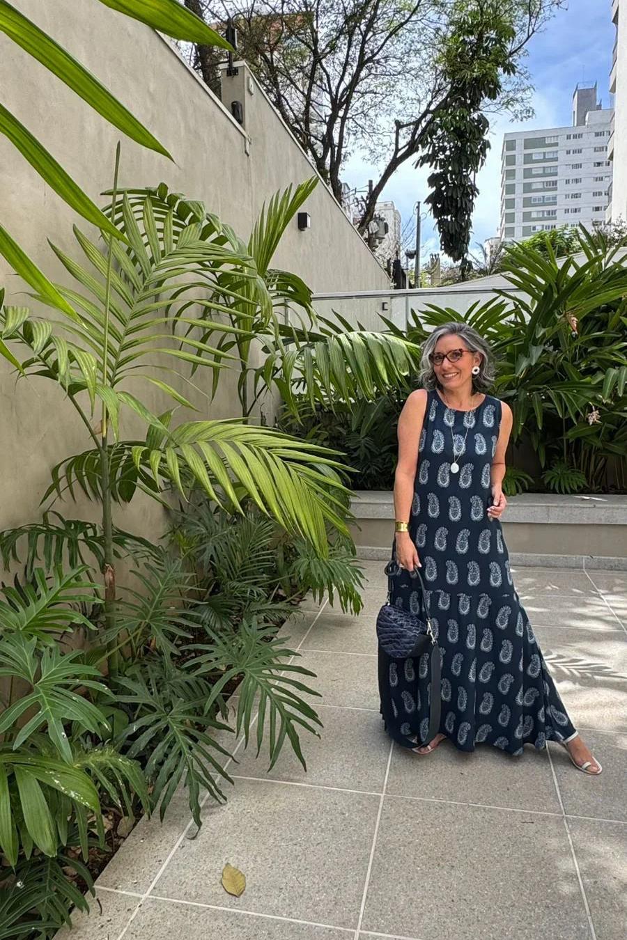 Vestido Hamptons em Viscose