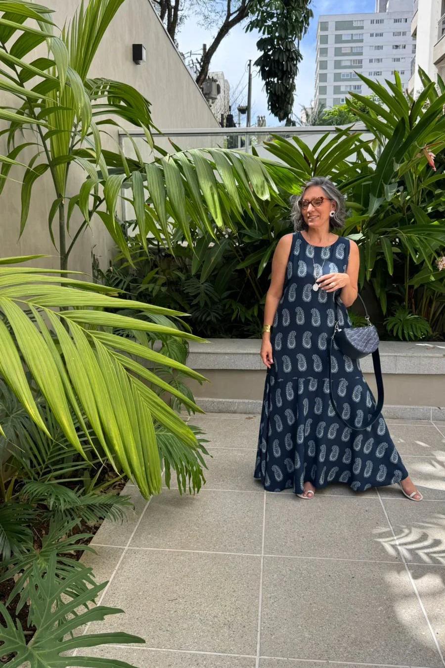 Vestido Hamptons em Viscose