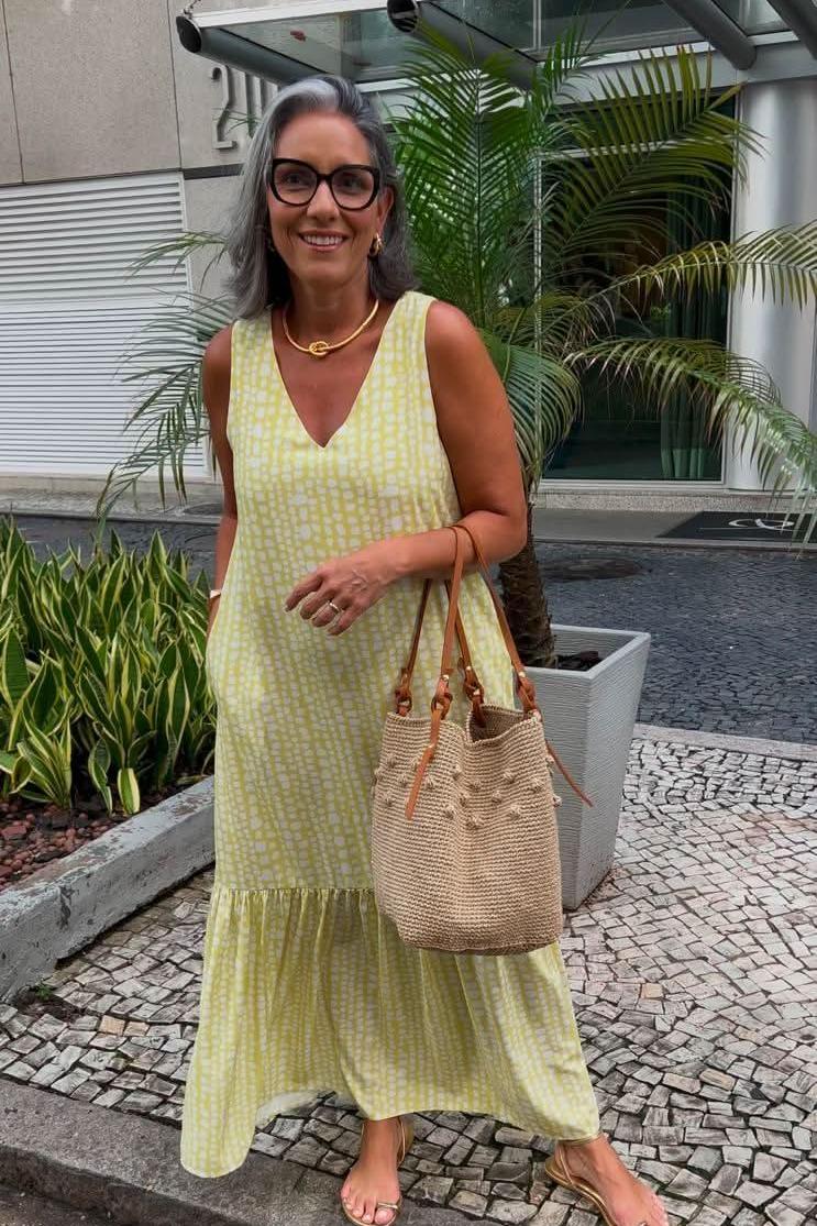 Vestido Pedrinhas Lima