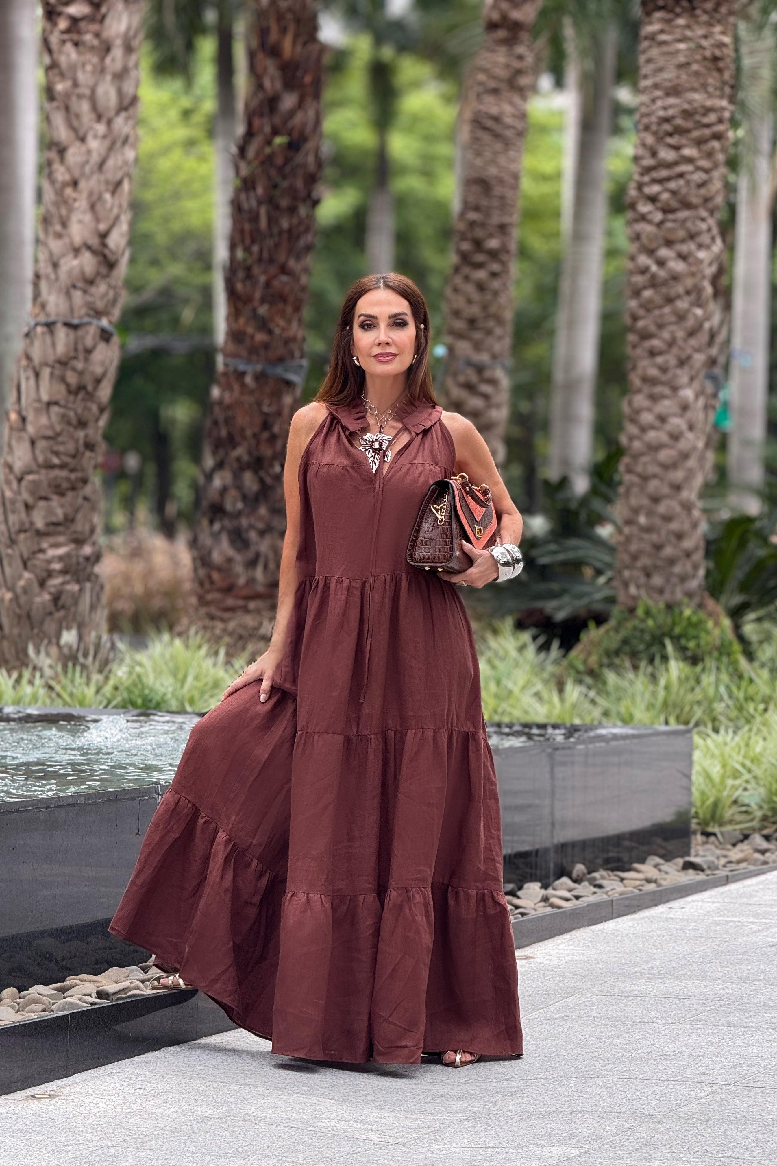 Vestido Santa Fé em Linho