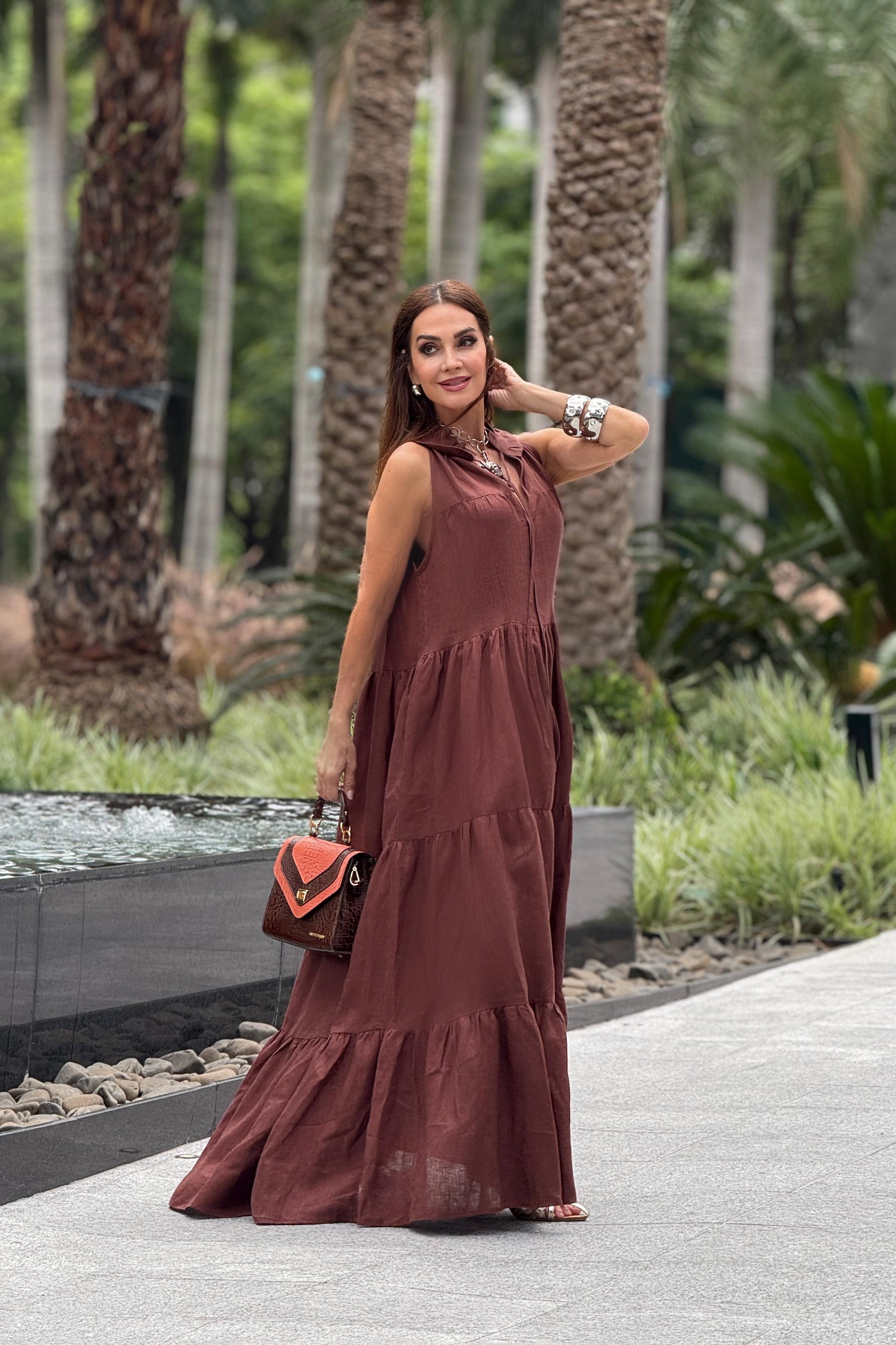 Vestido Santa Fé em Linho