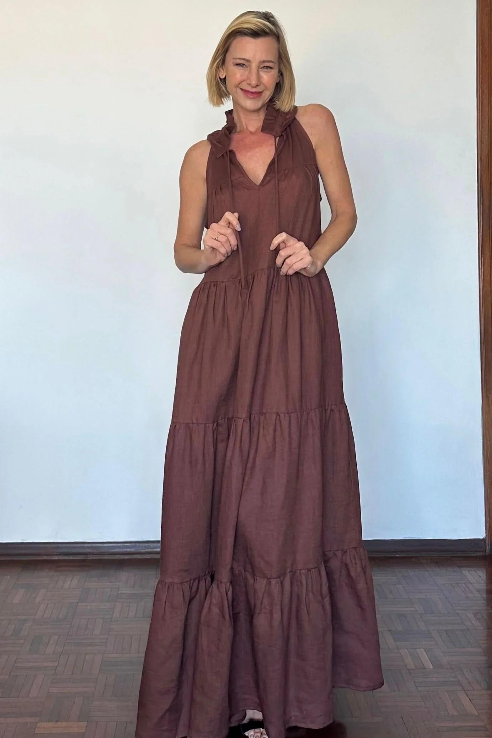 Vestido Santa Fé em Linho