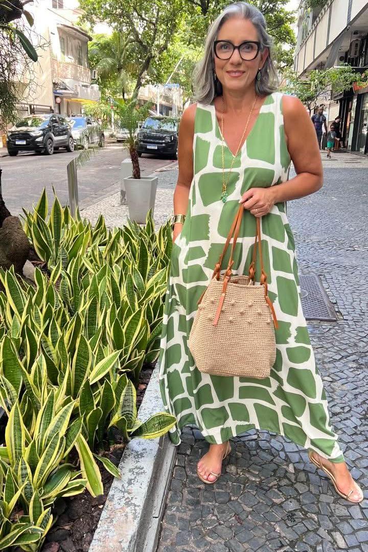 Vestido Stones Green Ezildinha